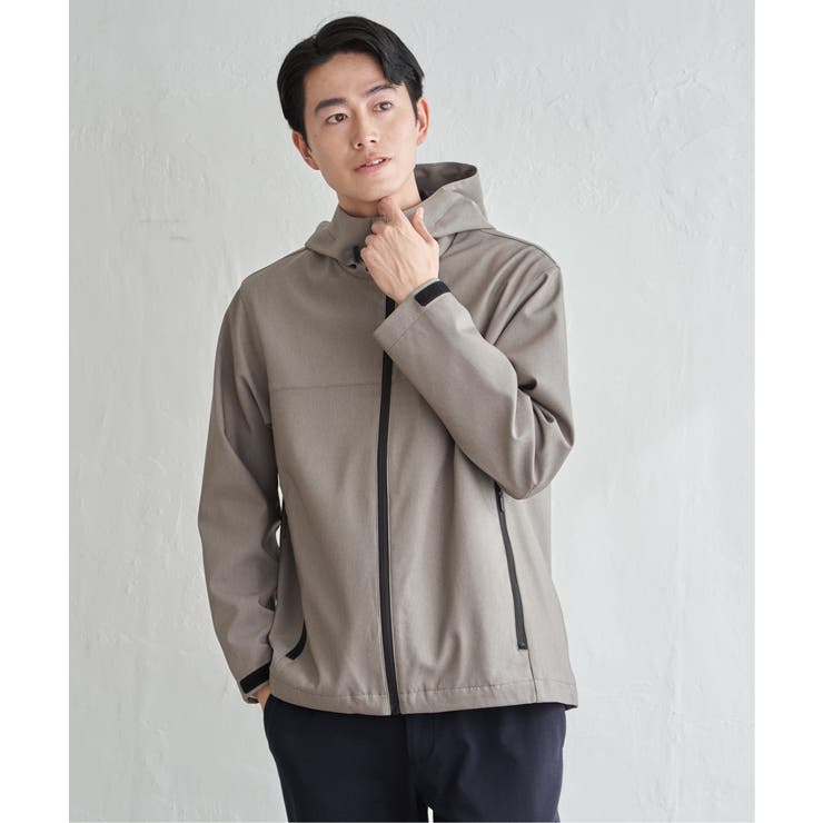 撥水メランジ ジップマウンテンパーカー【親子コーデ】 | ikka  | 詳細画像22 