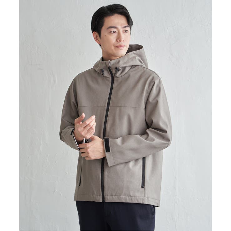 撥水メランジ ジップマウンテンパーカー【親子コーデ】 | ikka  | 詳細画像23 