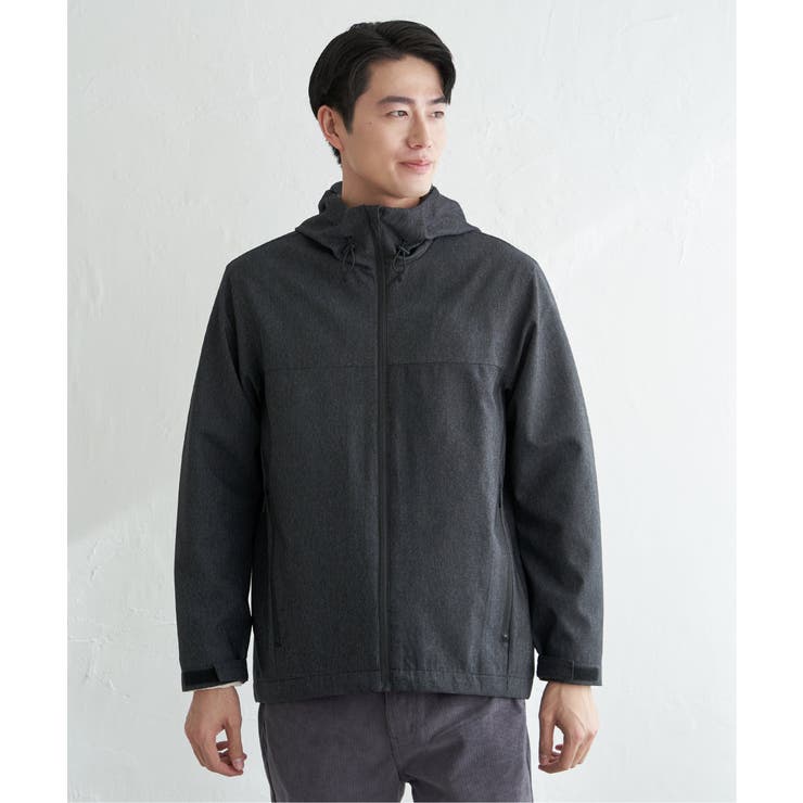 撥水メランジ ジップマウンテンパーカー【親子コーデ】 | ikka  | 詳細画像29 