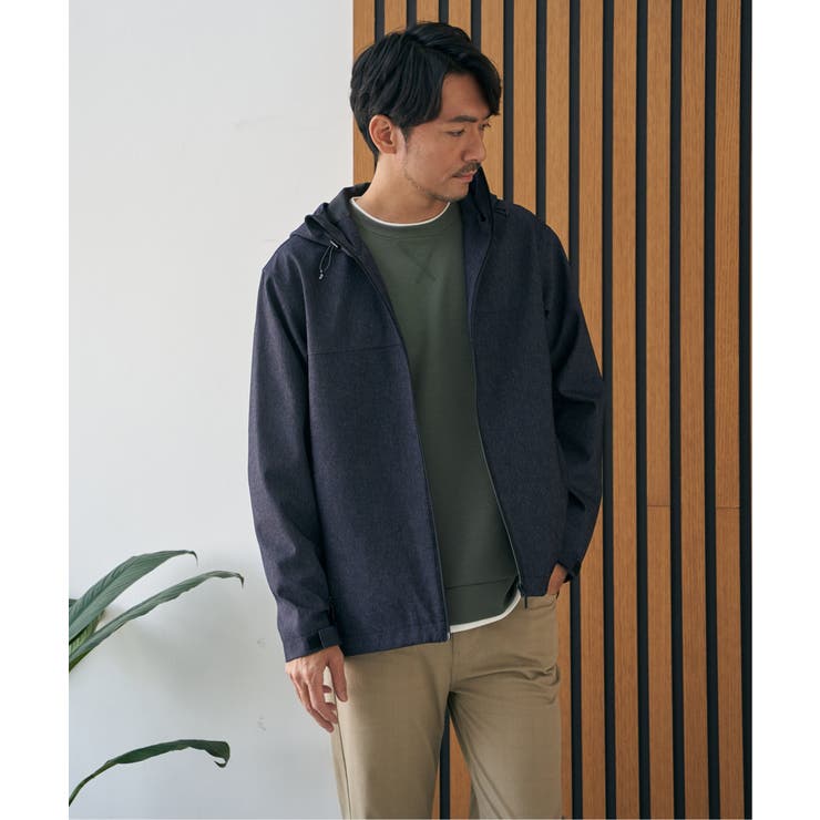 撥水メランジ ジップマウンテンパーカー【親子コーデ】 | ikka  | 詳細画像2 