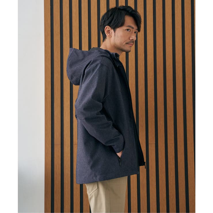 撥水メランジ ジップマウンテンパーカー【親子コーデ】 | ikka  | 詳細画像3 