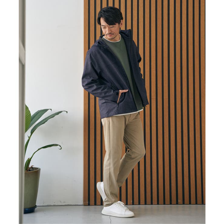 撥水メランジ ジップマウンテンパーカー【親子コーデ】 | ikka  | 詳細画像6 