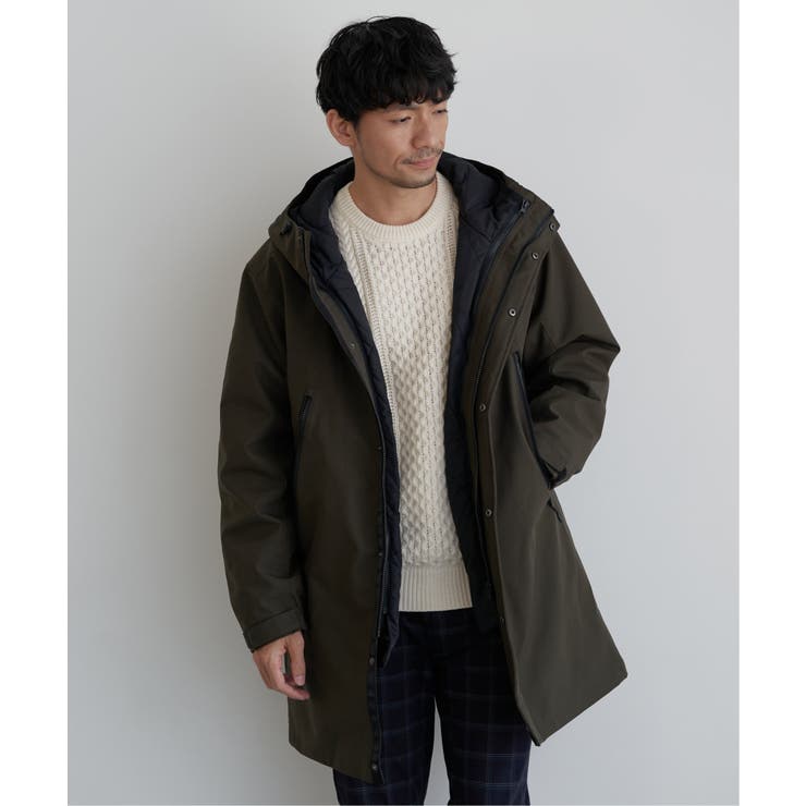 【撥水／保温】sorona(R) 3WAYロングコート[品番：IKAW0017792]｜ikka  （イッカ）のメンズファッション通販｜SHOPLIST（ショップリスト）