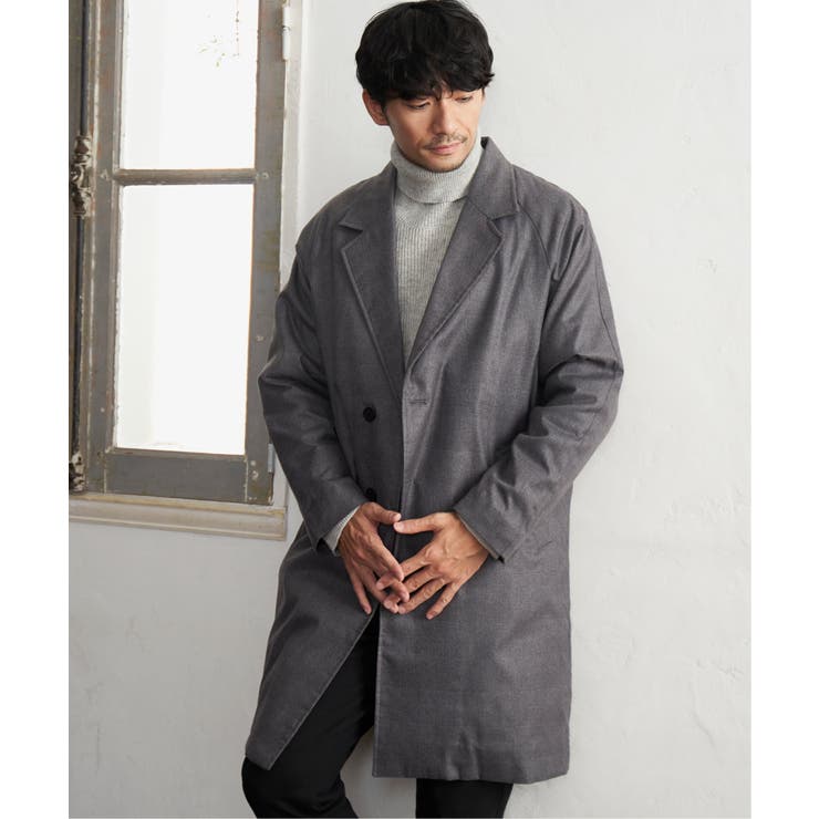 sorona(R) ウールライクチェスターコート | ikka  | 詳細画像1 