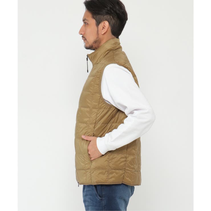 TAION タイオン ハイネックZIPダウンベスト[品番：IKAW0014966]｜ikka