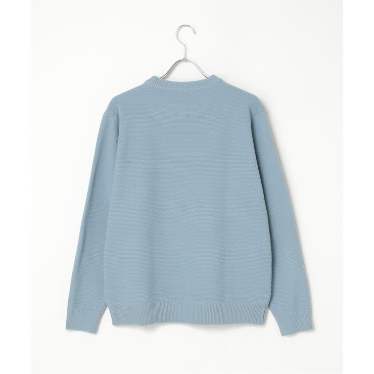 GOKU楽ニット鹿の子クルーネック | ikka  | 詳細画像14 