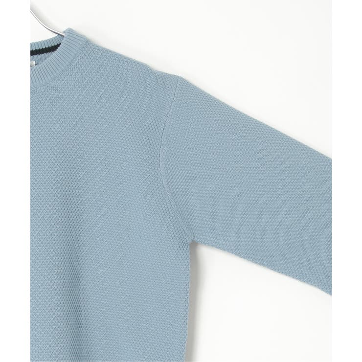 GOKU楽ニット鹿の子クルーネック | ikka  | 詳細画像16 