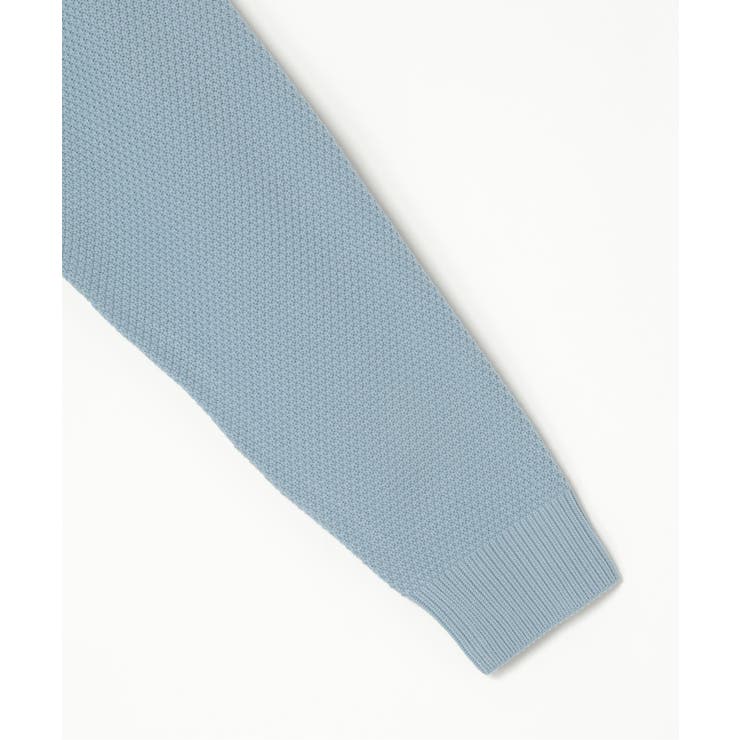 GOKU楽ニット鹿の子クルーネック | ikka  | 詳細画像18 