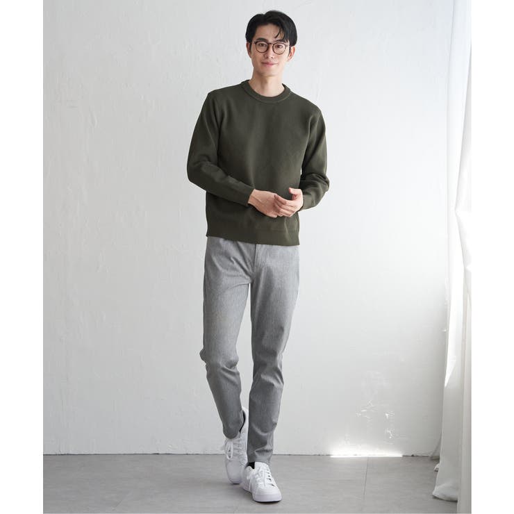 GOKU楽ニット鹿の子クルー | ikka  | 詳細画像9 