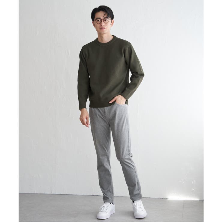 GOKU楽ニット鹿の子クルー | ikka  | 詳細画像10 