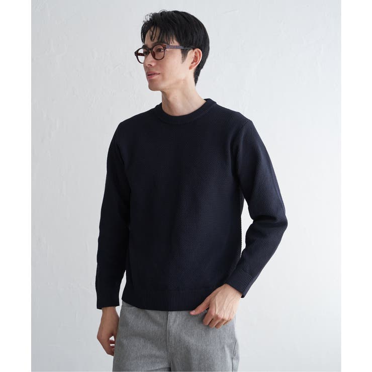 GOKU楽ニット鹿の子クルー | ikka  | 詳細画像2 