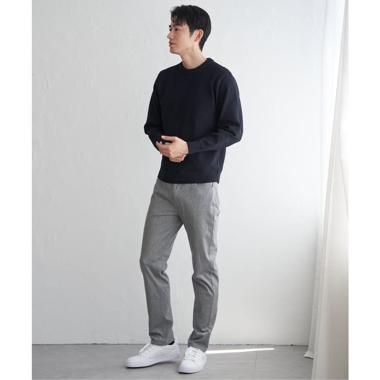 GOKU楽ニット鹿の子クルー | ikka  | 詳細画像4 