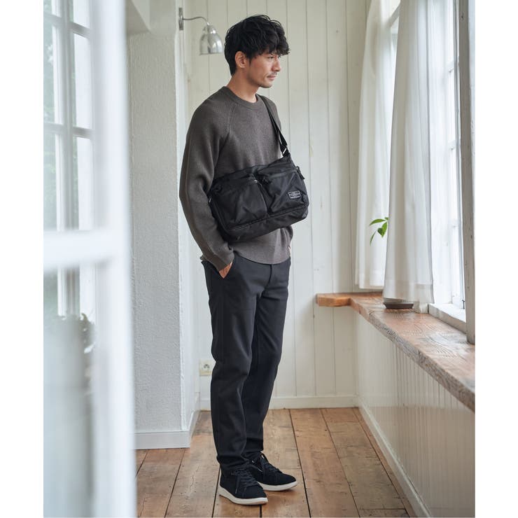 【洗濯機で洗える】ウォッシャブル畦クルーネックニット | ikka  | 詳細画像6 