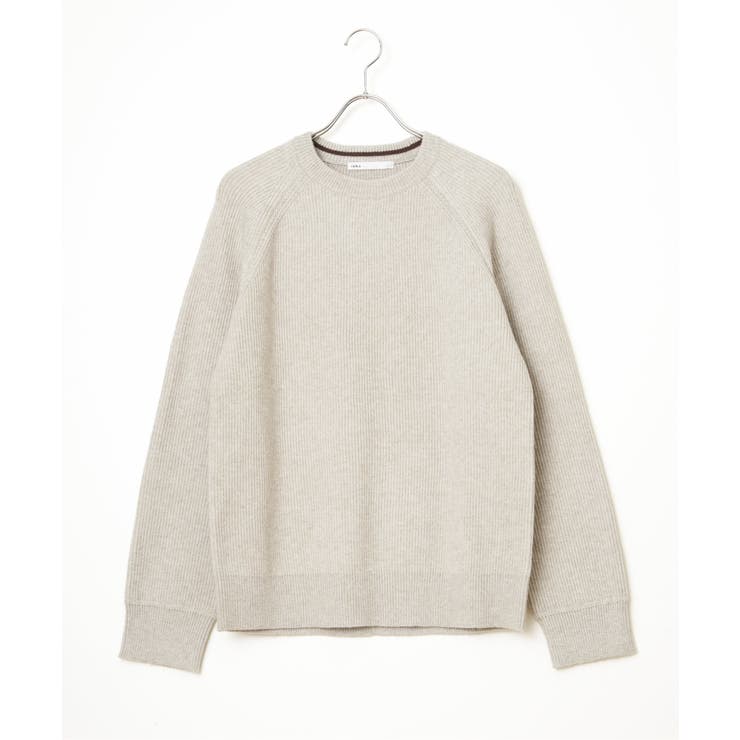 【洗濯機で洗える】ウォッシャブル畦クルーネックニット | ikka  | 詳細画像20 