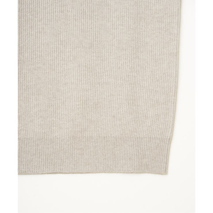 【洗濯機で洗える】ウォッシャブル畦クルーネックニット | ikka  | 詳細画像24 