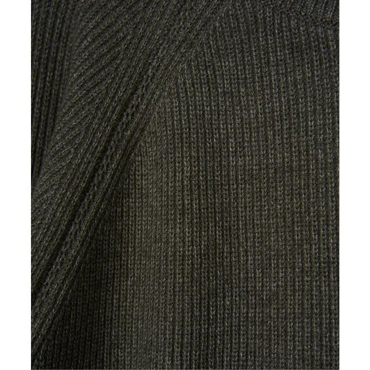 【洗濯機で洗える】ウォッシャブル畦クルーネックニット | ikka  | 詳細画像31 