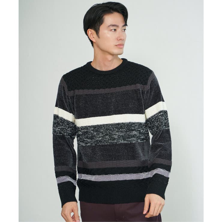 モールミックスボーダーニット | ikka  | 詳細画像11 