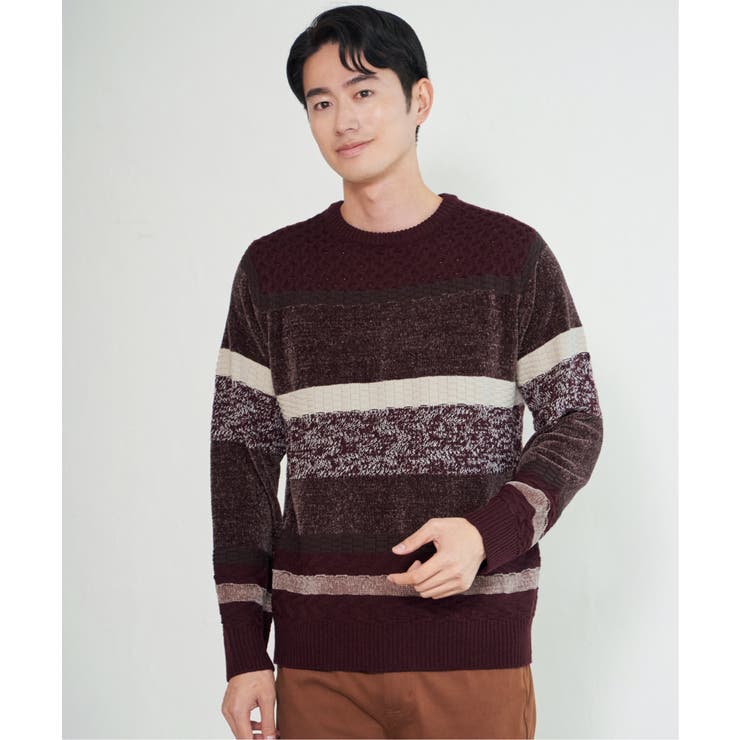 モールミックスボーダーニット | ikka  | 詳細画像14 