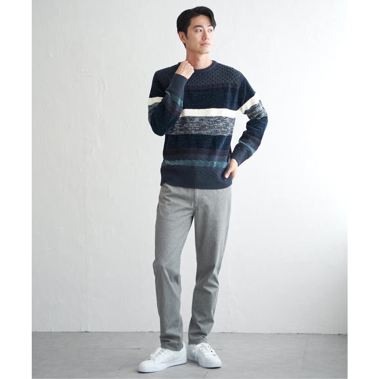 モールミックスボーダーニット | ikka  | 詳細画像18 