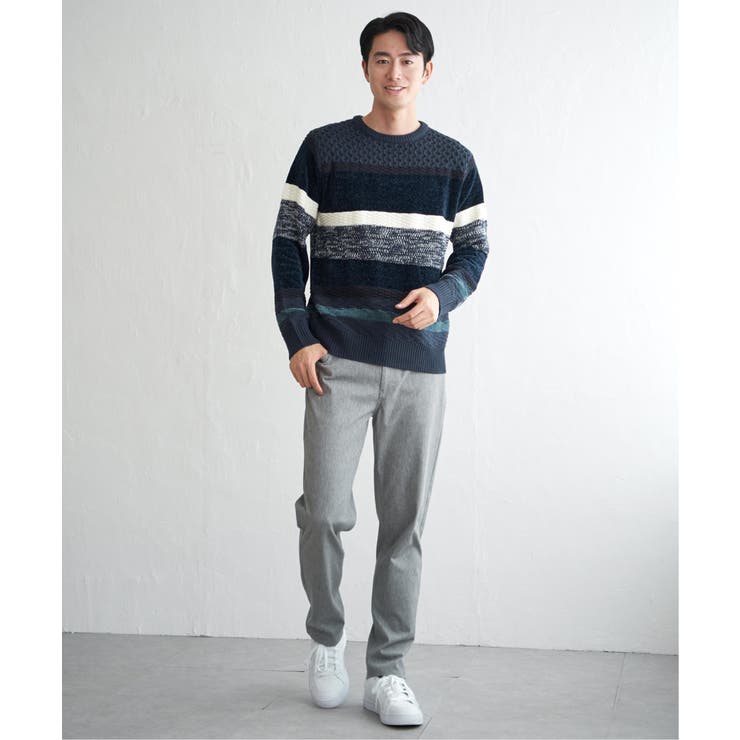 モールミックスボーダーニット | ikka  | 詳細画像19 