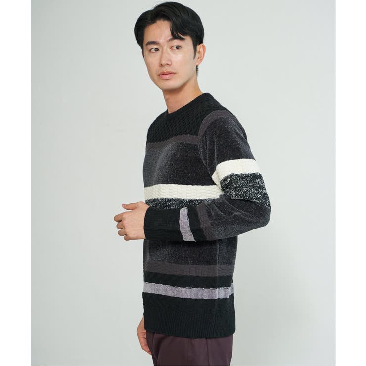 モールミックスボーダーニット | ikka  | 詳細画像20 