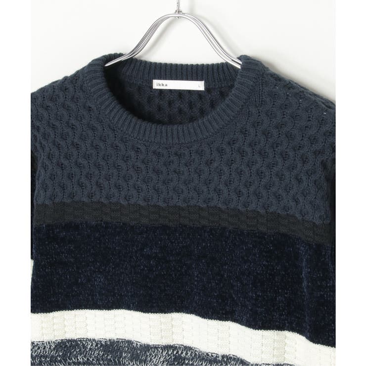 モールミックスボーダーニット | ikka  | 詳細画像25 