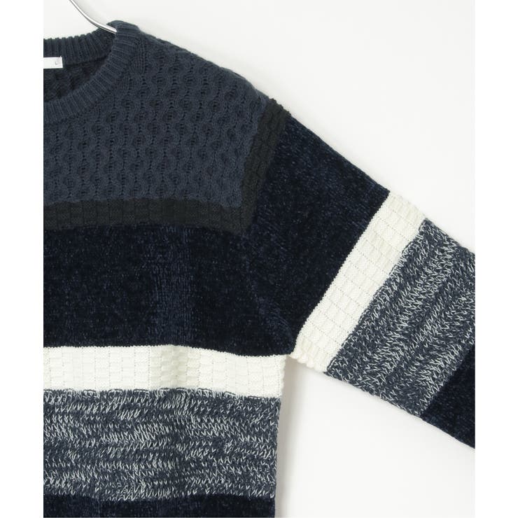 モールミックスボーダーニット | ikka  | 詳細画像26 