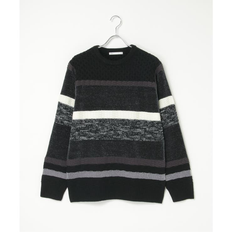 モールミックスボーダーニット | ikka  | 詳細画像33 