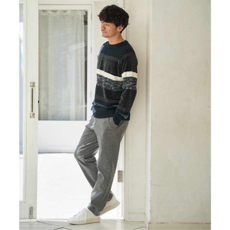 モールミックスボーダーニット | ikka  | 詳細画像4 