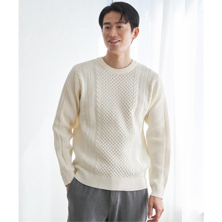 GOKU楽ニットアランケーブル | ikka  | 詳細画像10 