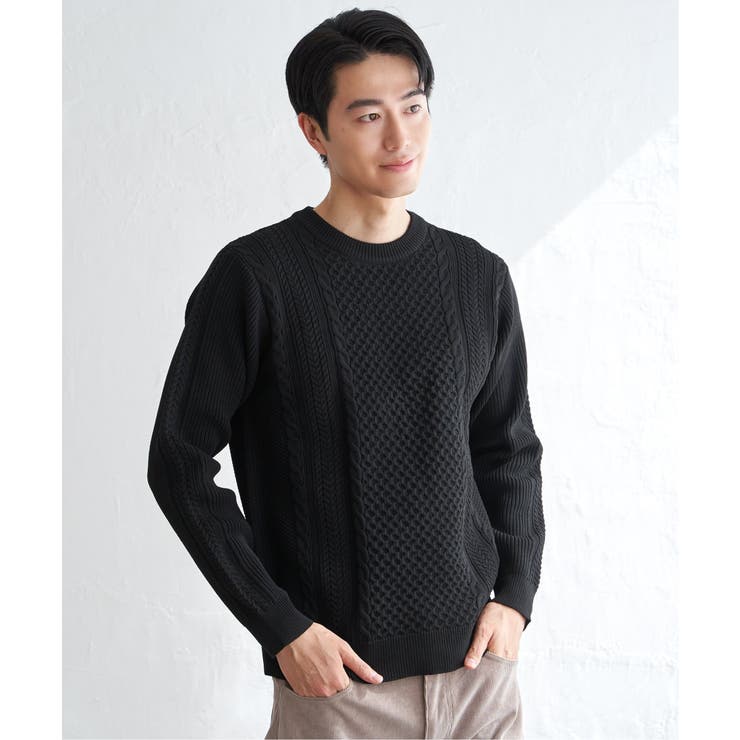 GOKU楽ニットアランケーブル | ikka  | 詳細画像13 