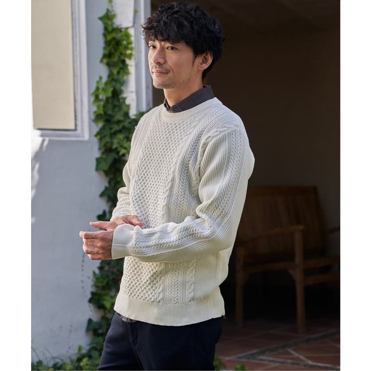 GOKU楽ニットアランケーブル | ikka  | 詳細画像2 