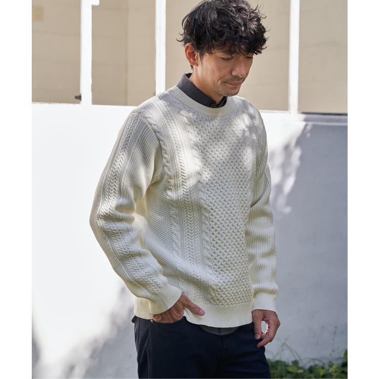 GOKU楽ニットアランケーブル | ikka  | 詳細画像3 