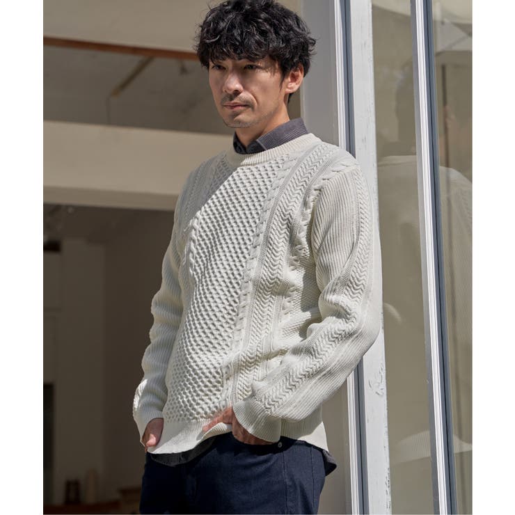 GOKU楽ニットアランケーブル | ikka  | 詳細画像4 