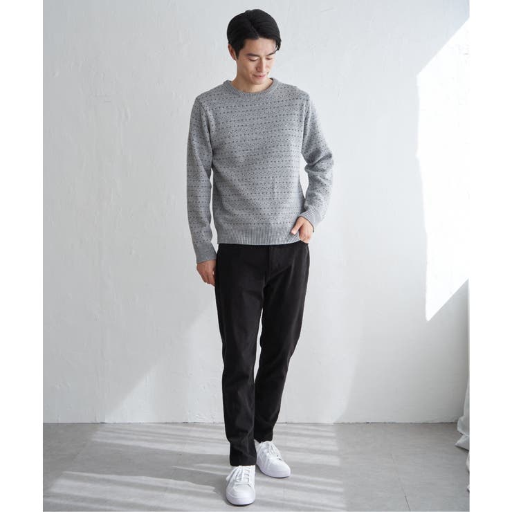 カラーバーズアイニット | ikka  | 詳細画像13 