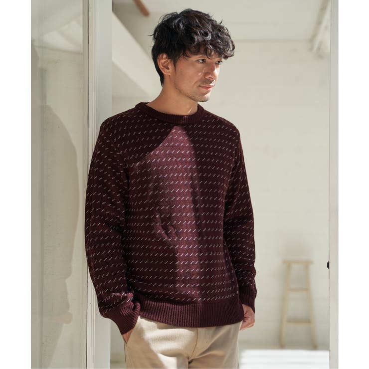 カラーバーズアイニット | ikka  | 詳細画像2 