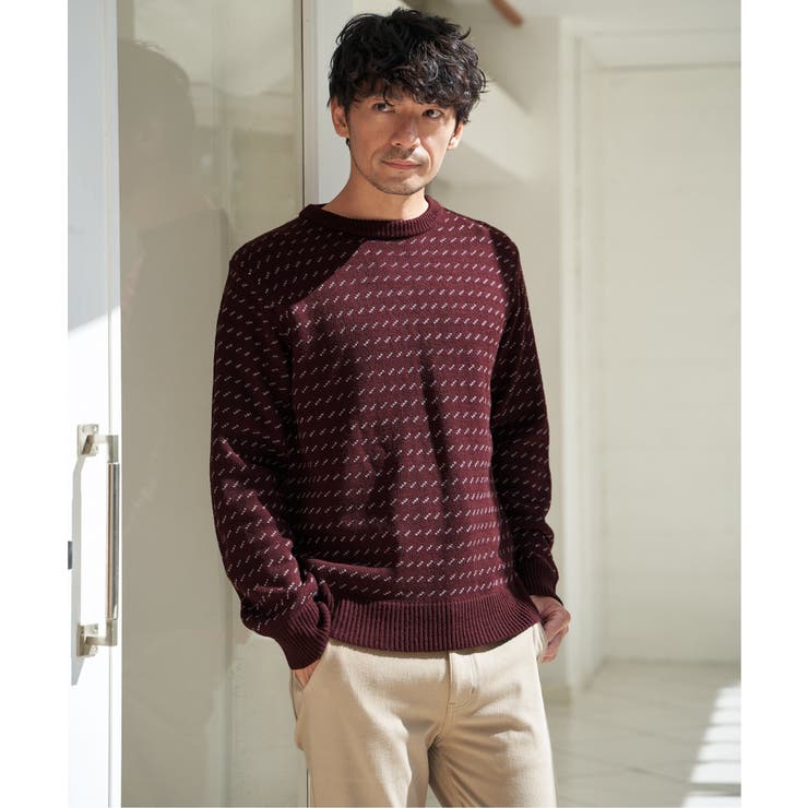 カラーバーズアイニット | ikka  | 詳細画像3 