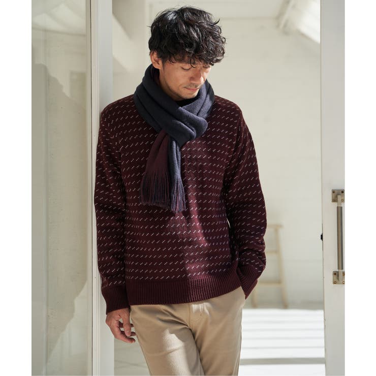 カラーバーズアイニット | ikka  | 詳細画像4 