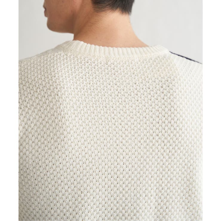 ブロックスクルーネックニット | ikka  | 詳細画像20 