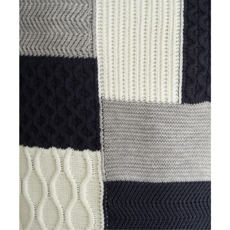 ブロックスクルーネックニット | ikka  | 詳細画像22 