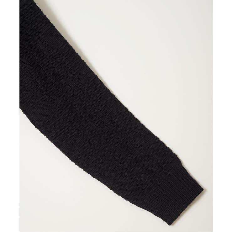 【洗濯機で洗える】ジャカードチェックニット | ikka  | 詳細画像20 