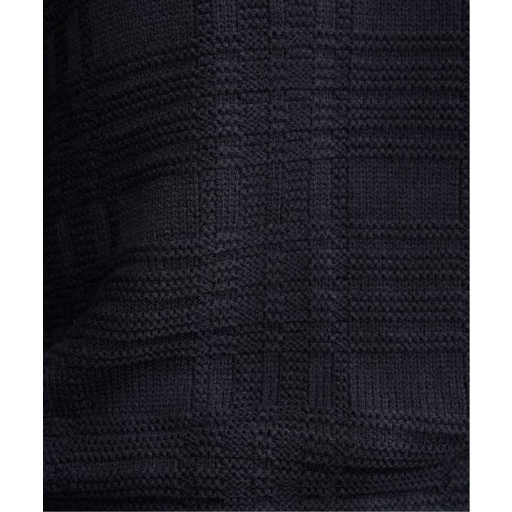 【洗濯機で洗える】ジャカードチェックニット | ikka  | 詳細画像24 