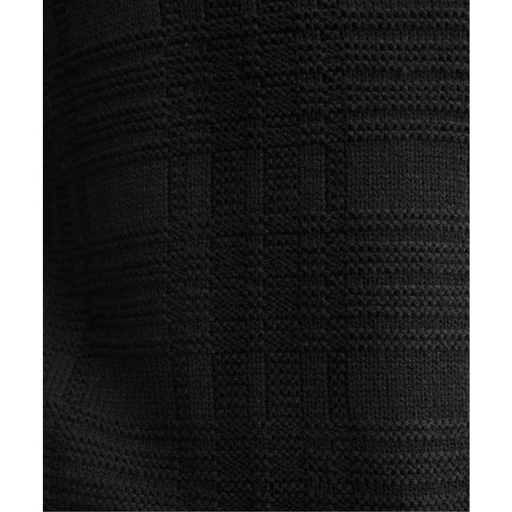 【洗濯機で洗える】ジャカードチェックニット | ikka  | 詳細画像27 