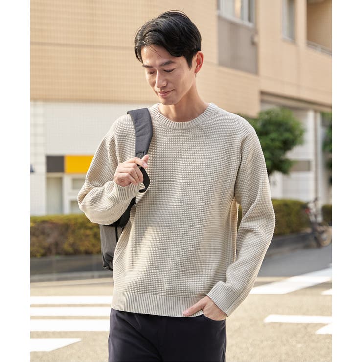 【2点セット】GOKU楽ニットクルーインナーセット | ikka  | 詳細画像9 