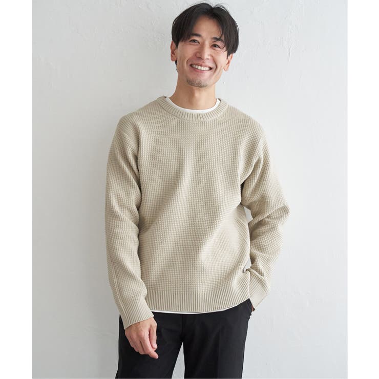 【2点セット】GOKU楽ニットクルーインナーセット | ikka  | 詳細画像12 