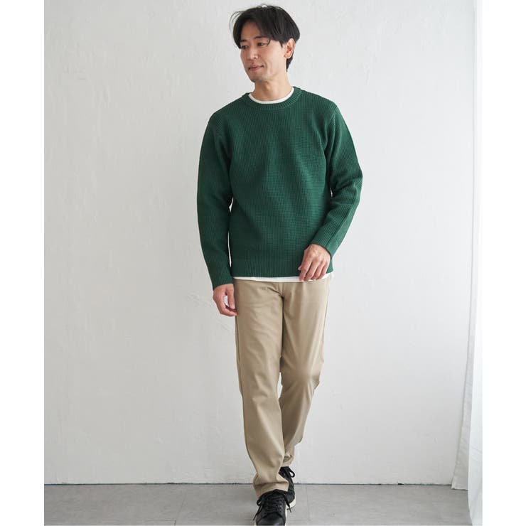 【2点セット】GOKU楽ニットクルーインナーセット | ikka  | 詳細画像17 