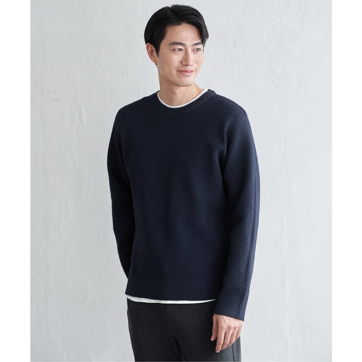 【2点セット】GOKU楽ニットクルーインナーセット | ikka  | 詳細画像23 