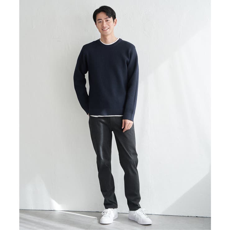 【2点セット】GOKU楽ニットクルーインナーセット | ikka  | 詳細画像24 