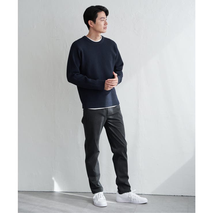 【2点セット】GOKU楽ニットクルーインナーセット | ikka  | 詳細画像25 