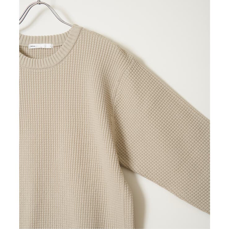 【2点セット】GOKU楽ニットクルーインナーセット | ikka  | 詳細画像28 